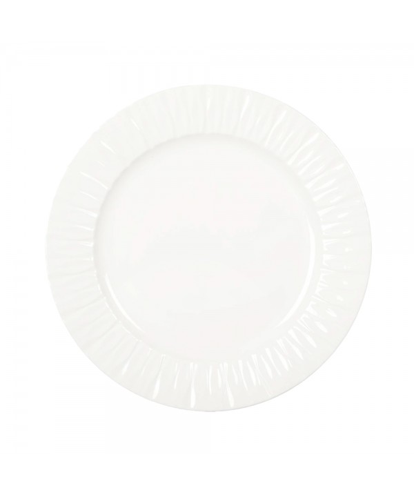 Assiette de présentation blanche Lilia 30.4x30.4x3cm