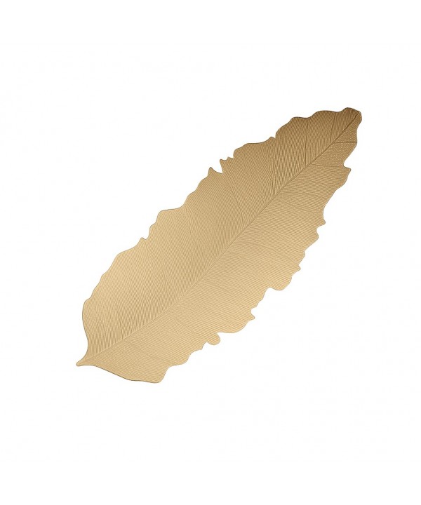 Chemin de table feuille dorée 90x34cm