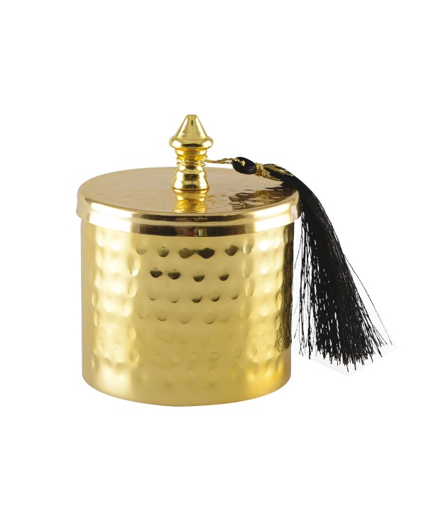 Boîte dorée martelée 8x10cm