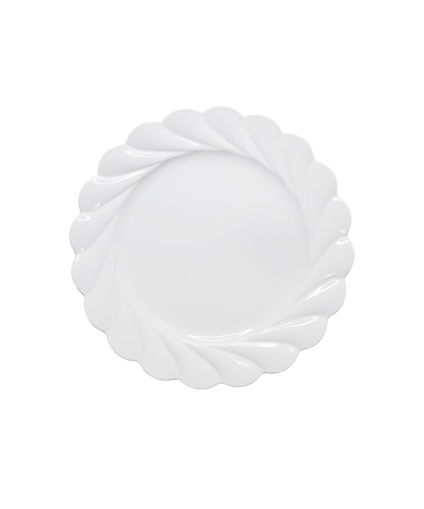 Dessous d'assiette crème 33x33x2cm