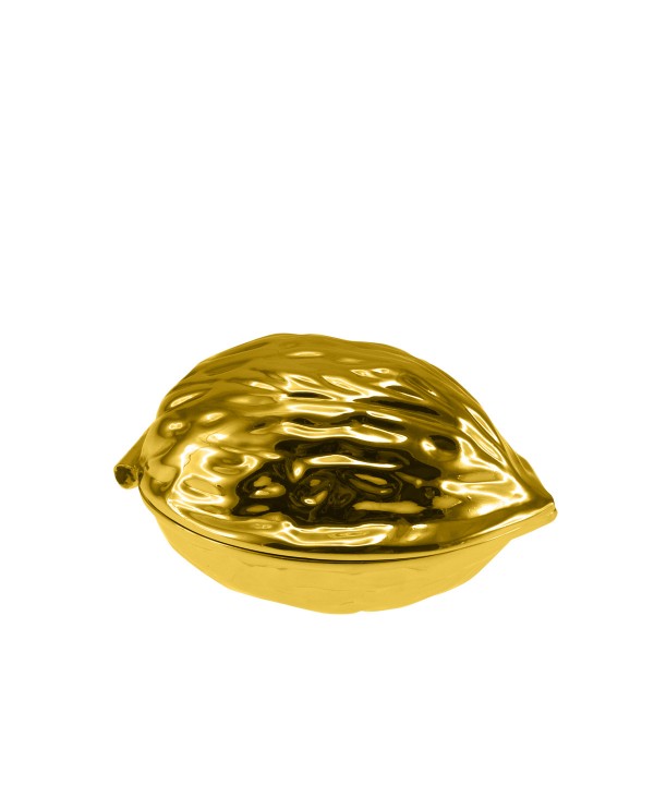 Casse-noix doré grand modèle 12x9x7.3cm