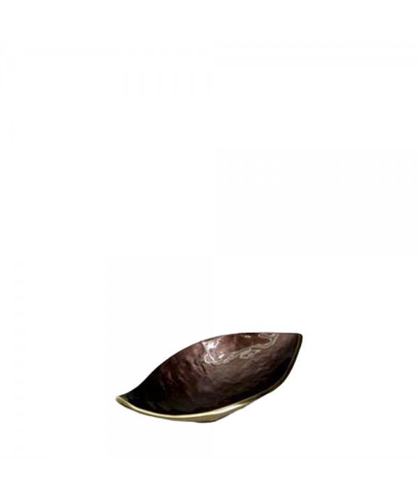 Coupe décorative marron 30x15.5x7cm