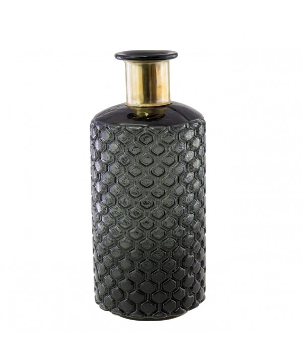 Vase noir h28cm