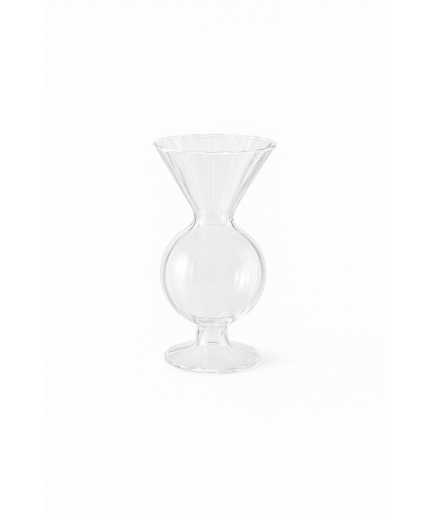 Soliflore en verre 6.3x6.3x12.6cm