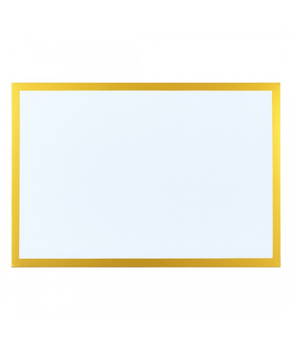 Dessous d'assiette jetable 31.5x45cm blanc et dore rouleau 32pieces