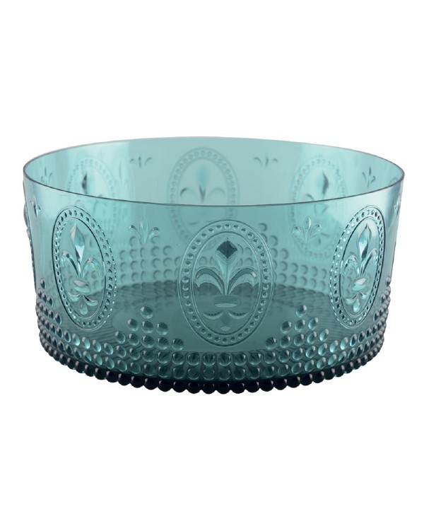 Saladier 26cm turquoise acrylique