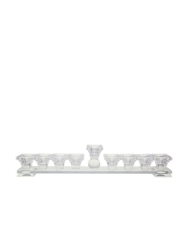 Menorah en verre h7cm