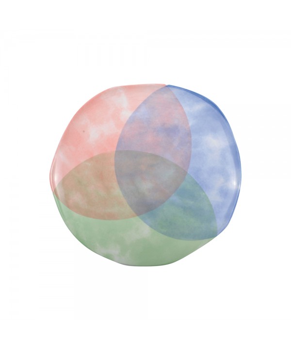 Dinner plate mixed colors - Paradise