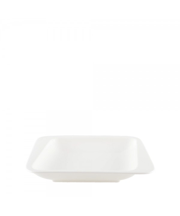 White soup plate Anna 20.5x18.2x3.1cm