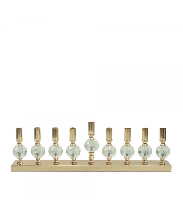 Menorah dorée 55x5x18cm