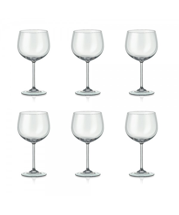 Wine glasses 350ml Peony - set of 6