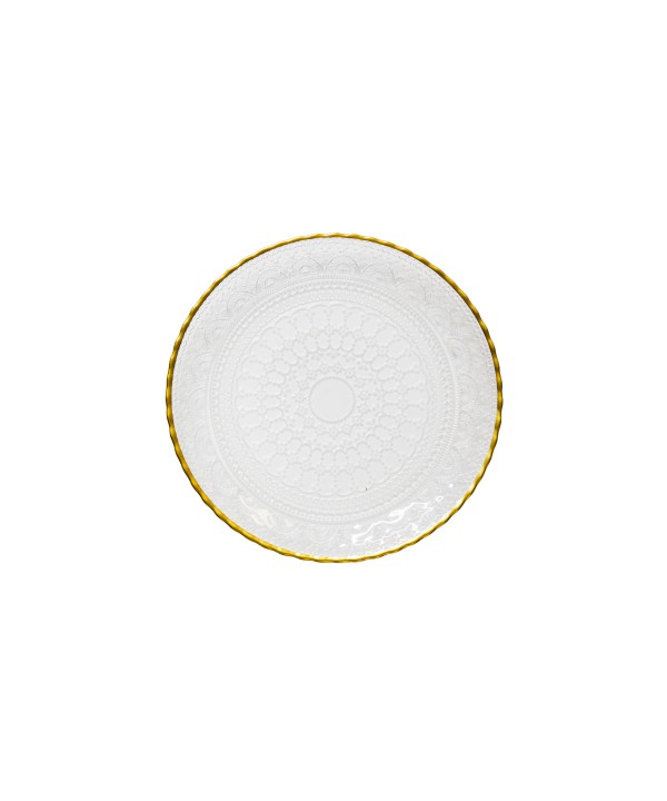 Goldline dessert plate 21x21x2cm