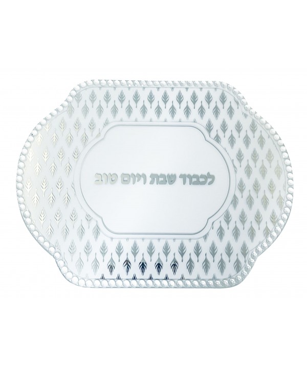 Plat à pain 45x30 akiva argent